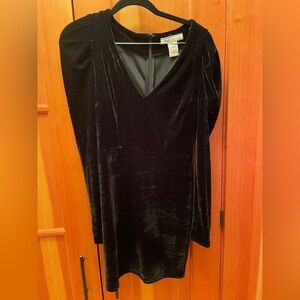 Velvet dress mini